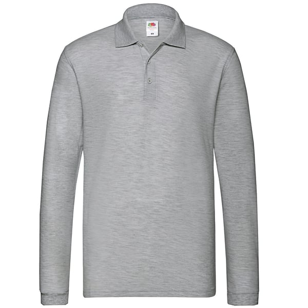 Fruit of the Loom Mens Premium Long-Sleeved Polo Shirt