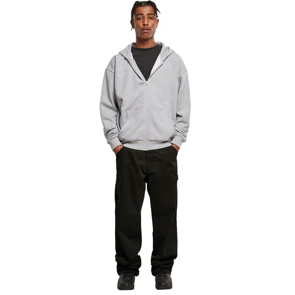 Build Your Brand Mens Ultra Heavyweight Full Zip Hoodie
