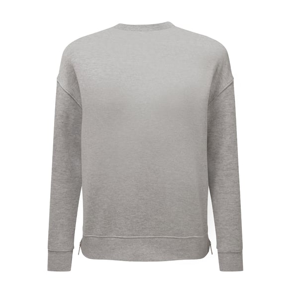 TriDri Womens/Ladies Heather Recycled Side Zip Sweatshirt