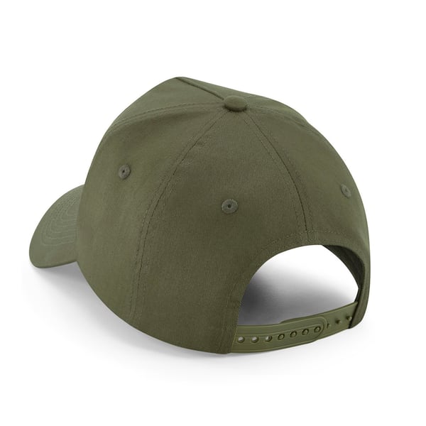 Beechfield Unisex Adult 5 Panel Removable Patch Cap