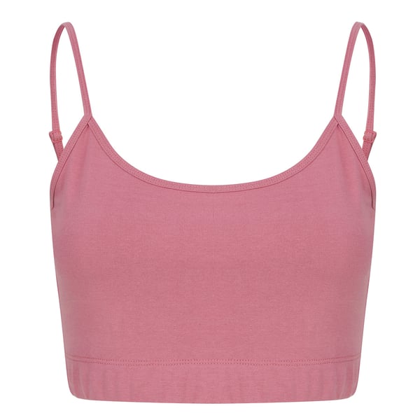 Skinni Fit Dam/Dam Mode Hållbar Justerbar Rem Crop Top