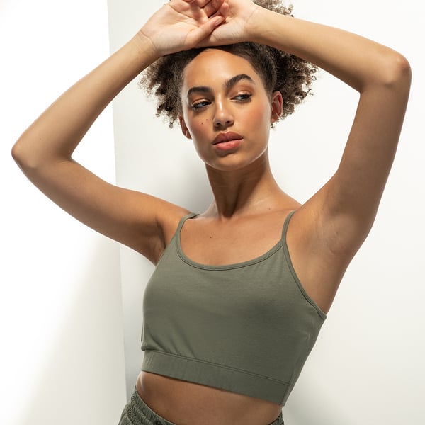 Skinni Fit Womens/Ladies Fashion Sustainable Adjustable Strap Crop Top