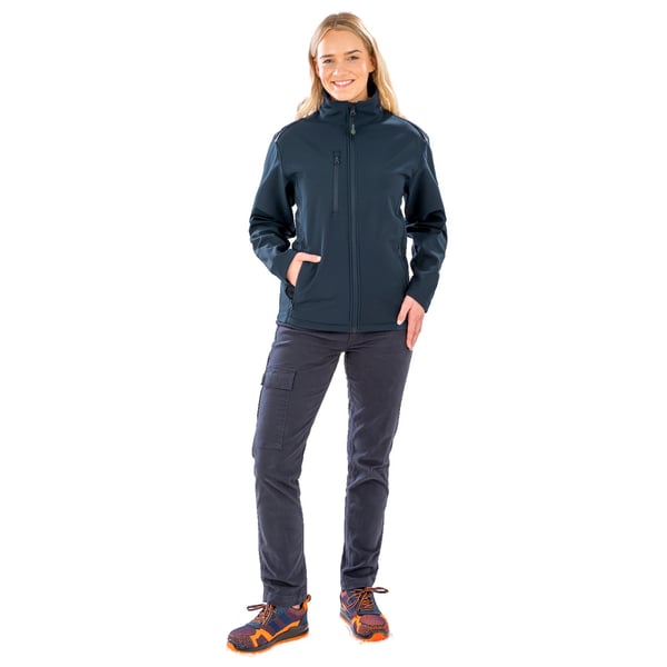 Result Genuine Recycled Kvinder/Damer Recycled 3 Layer Soft Shell Jacket
