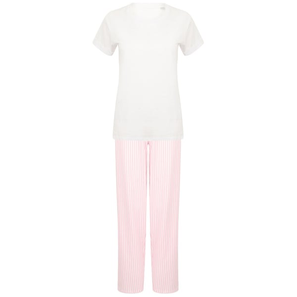 Towel City Womens/Ladies Stripe Pyjama Set
