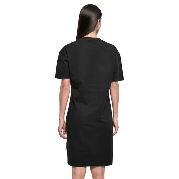 Build Your Brand Womens/Ladies Organic Split Hem Oversized T-Shirt Dress