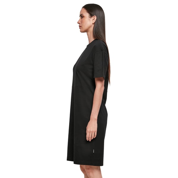 Build Your Brand Womens/Ladies Organic Split Hem Oversized T-Shirt Dress