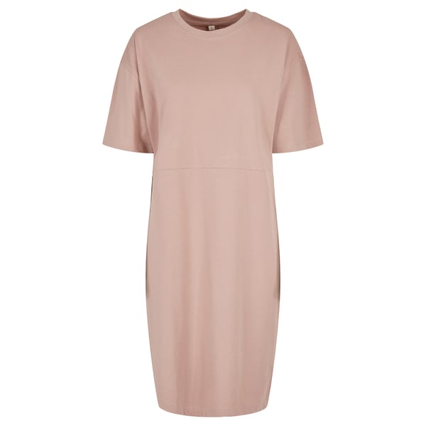 Build Your Brand Womens/Ladies Organic Split Hem Oversized T-Shirt Dress