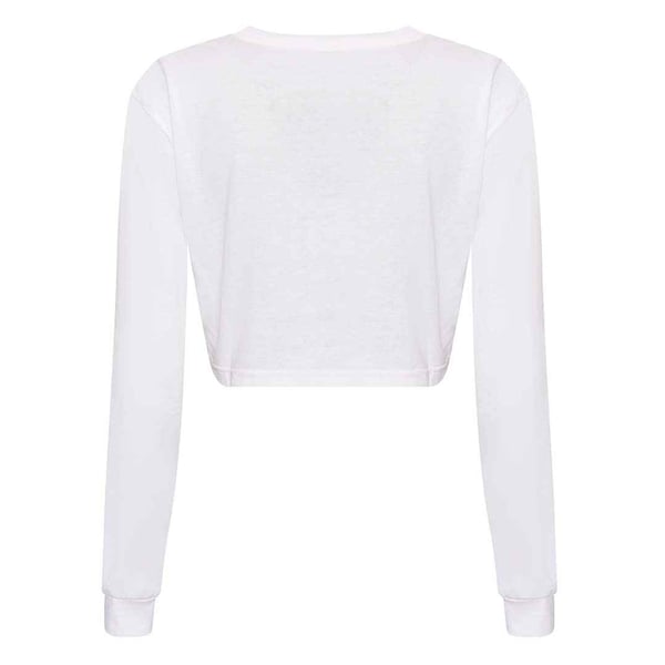 Awdis Womens/Ladies Crop Triblend Long-Sleeved T-Shirt