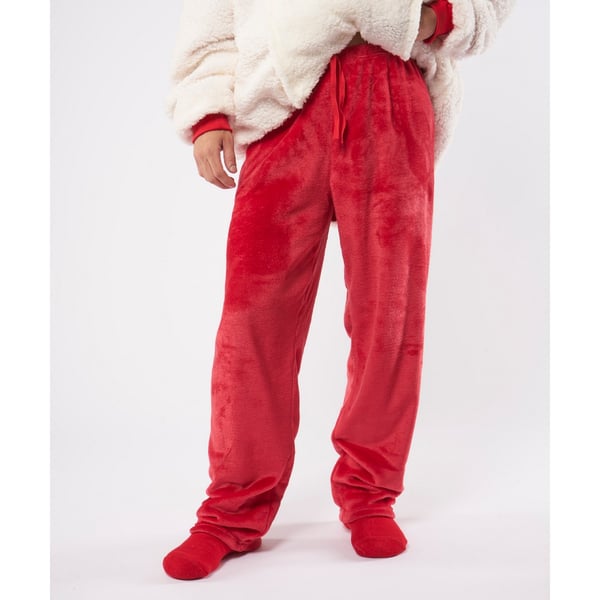 Ribbon Unisex Adult Eskimo Style Fleece Lounge Pants