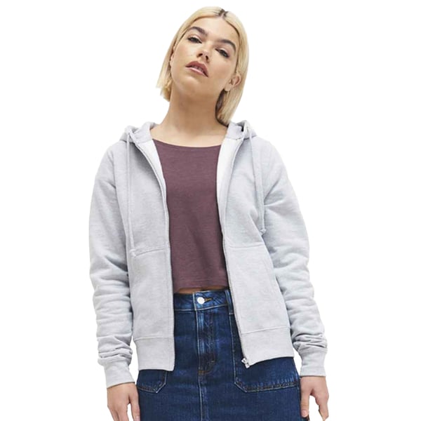 Awdis Womens/Ladies College Heather Full Zip Hoodie