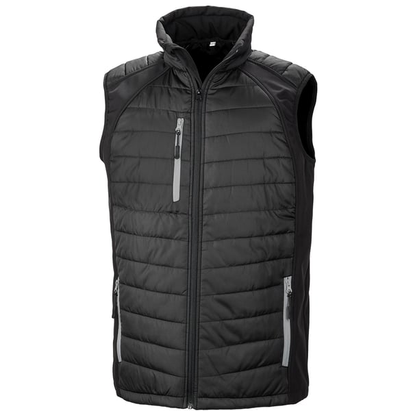 Result Genuine Recycled Unisex Adult Compass Softshell Padded Gilet