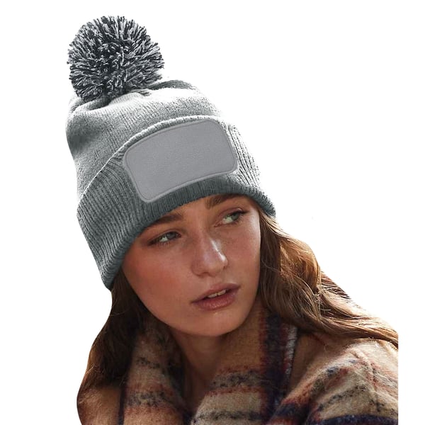 Beechfield Unisex Adult Snowstar Patch Beanie