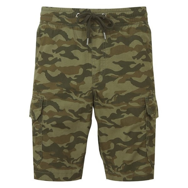 Wombat Mens Camo Cargo Shorts