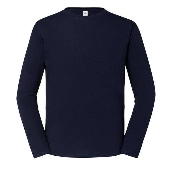 Fruit of the Loom miesten ikoninen 195 Premium Ringspun -pitkähihainen T-paita