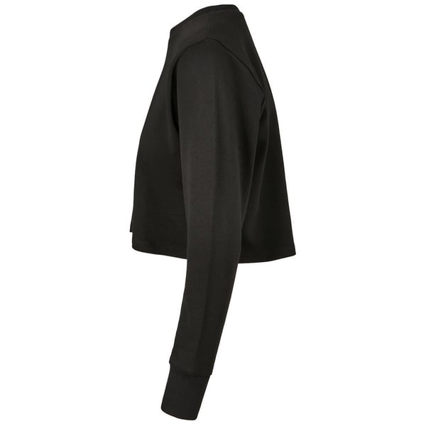 Build Your Brand Womens/Ladies Terrycloth Crop Sweatshirt