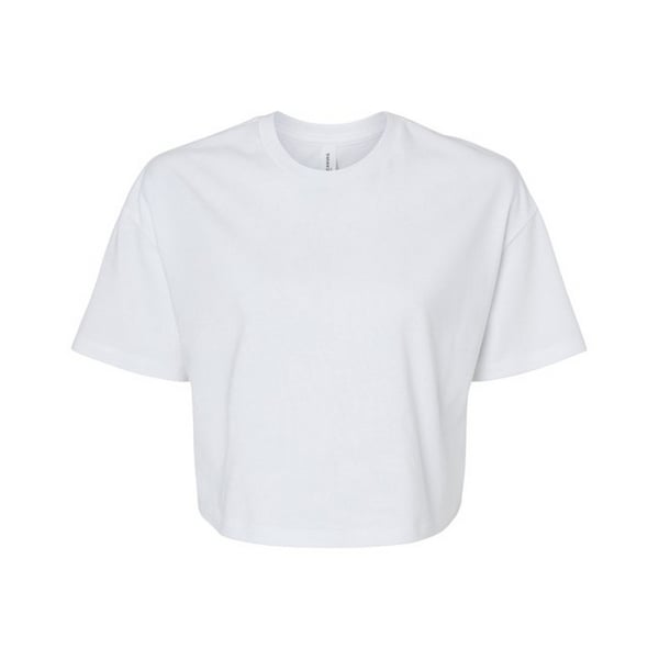Bella + Canvas Jersey Crop T-shirt til kvinder/damer i Jersey