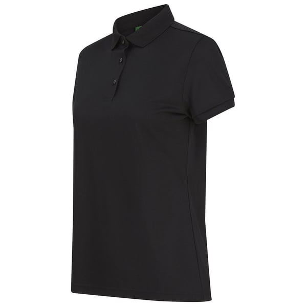 Henbury Poloshirt i genanvendt polyester til kvinder/damer