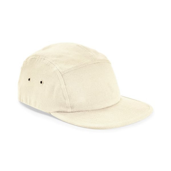 Beechfield 5-panels kasket i lærred Beechfield 5-panels kasket i lærred