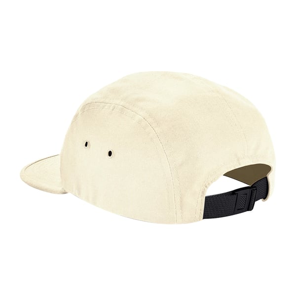 Beechfield 5-panels kasket i lærred