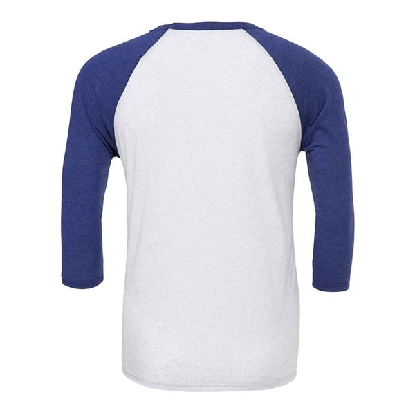 Bella + Canvas Unisex Adult Triblend 3/4 Sleeve Baseball T-Shirt