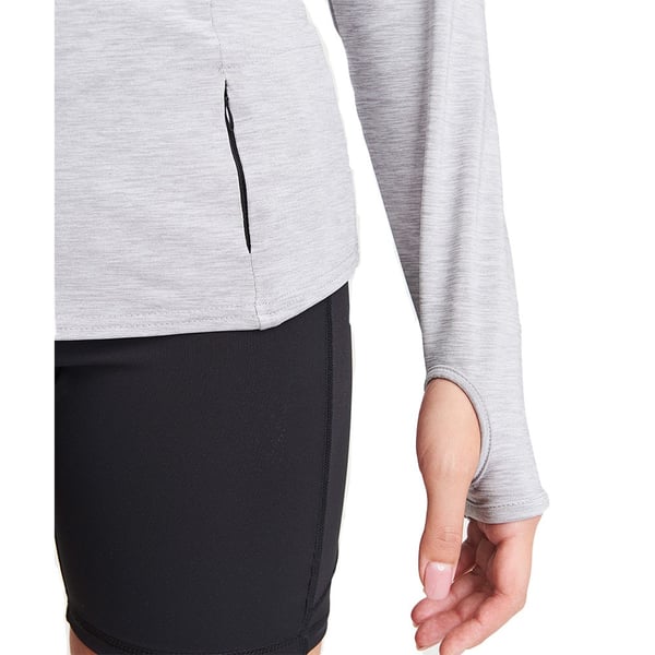 AWDis Cool Womens/Ladies Cool-Flex Half Zip Long-Sleeved Base Layer Top