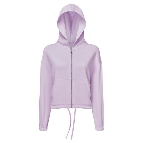 TriDri Womens/Ladies Recycled Cropped Oversized Full Zip Hoodie