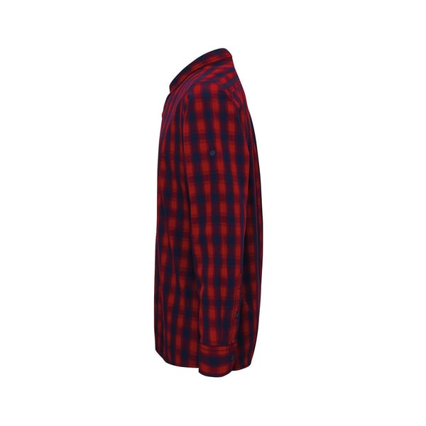 Premier Mens Mulligan Checked Cotton Long-Sleeved Shirt