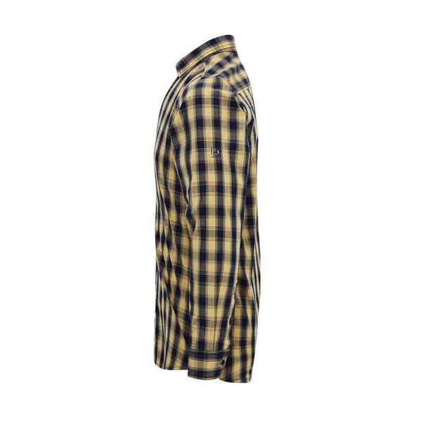 Premier Mens Mulligan Checked Cotton Long-Sleeved Shirt