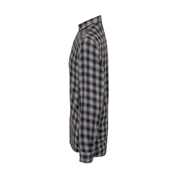 Premier Mens Mulligan Checked Cotton Long-Sleeved Shirt