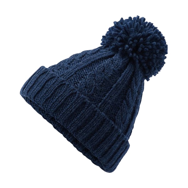 Beechfield Unisex Adult Melange Cable Knit Beanie