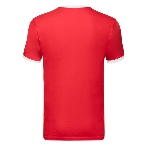 Fruit of the Loom Mens Ringer Contrast T-Shirt