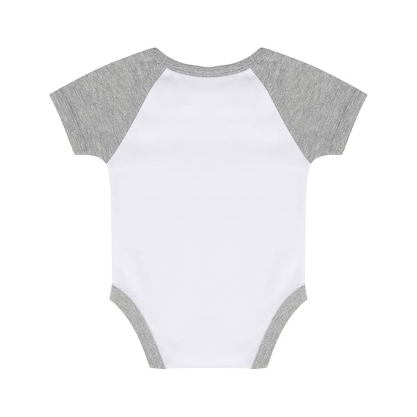 Larkwood Baby Essential Short-Sleeved Baseball Bodysuit