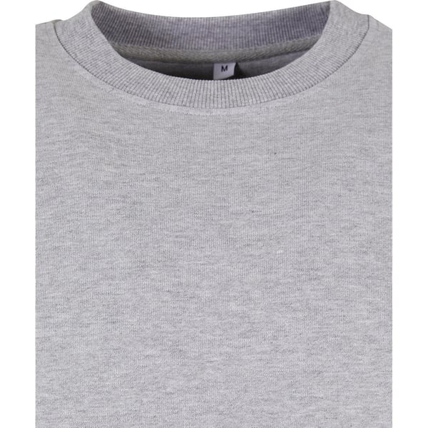 Build Your Brand Mens Ultra Heavy Crew Neck Sweatshirt