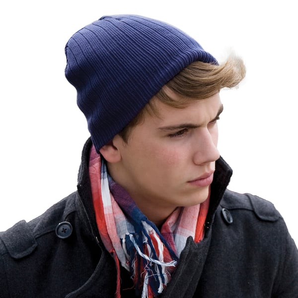 Result Unisex Adult Double Knit Beanie