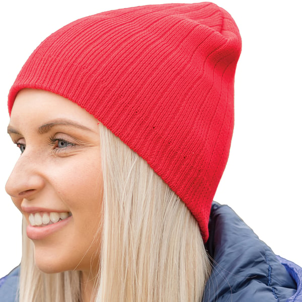 Result Unisex Adult Double Knit Beanie