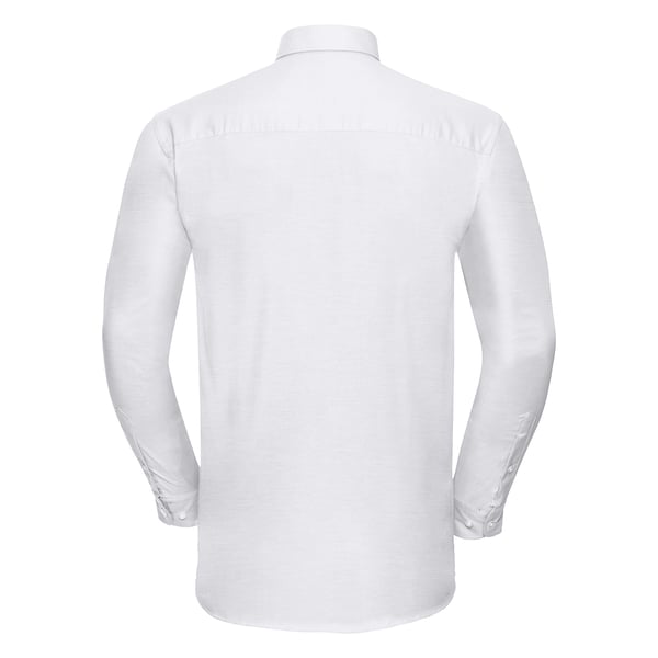 Russell Mens Oxford Easy-Care Long-Sleeved Shirt