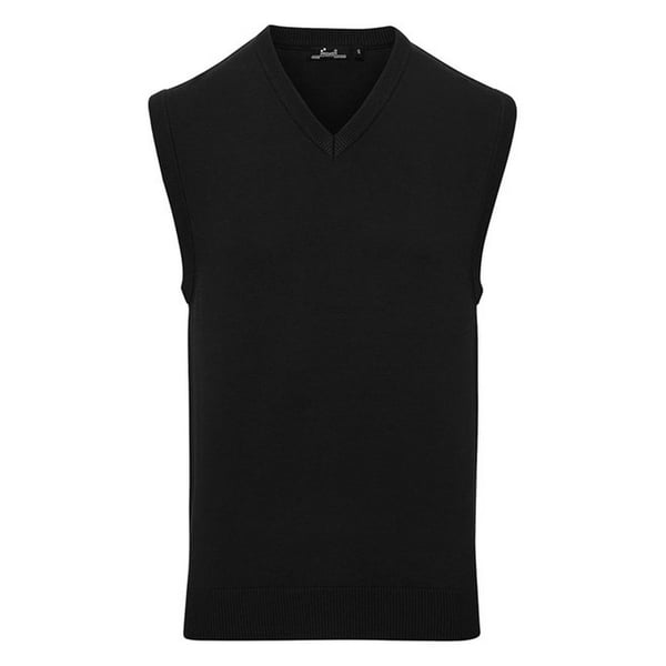 Premier Mens Knitted Sleeveless Sweater Vest