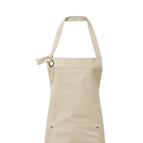 Premier Unisex Adult Cotton Canvas Pocket Apron