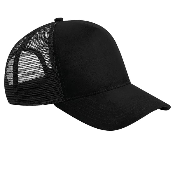 Beechfield Unisex Adult Faux Suede Snapback Trucker Cap
