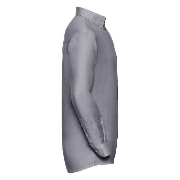 Russell Collection Mens Oxford Long-Sleeved Formal Shirt
