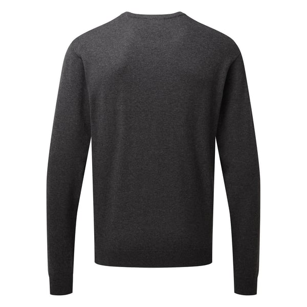 Premier Mens Knitted Cotton Crew Neck Sweatshirt