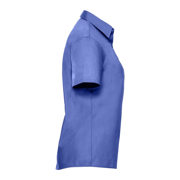 Russell Collection Dam Poplin Lättskött Kortärmad Skjorta