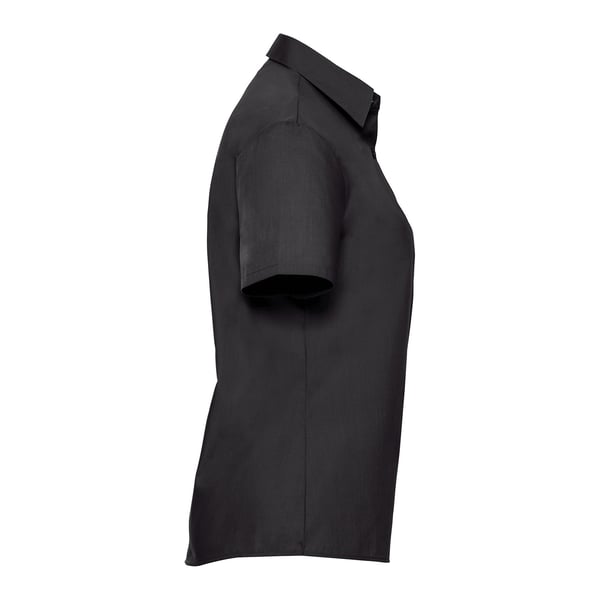 Russell Collection Dam Poplin Lättskött Kortärmad Skjorta