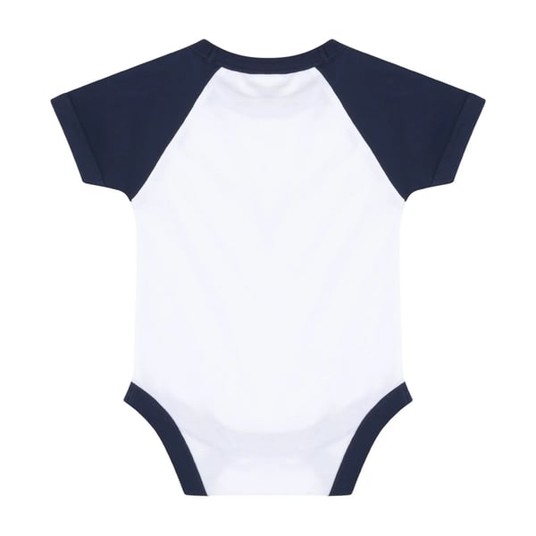 Larkwood Baby Essential Short-Sleeved Baseball Bodysuit