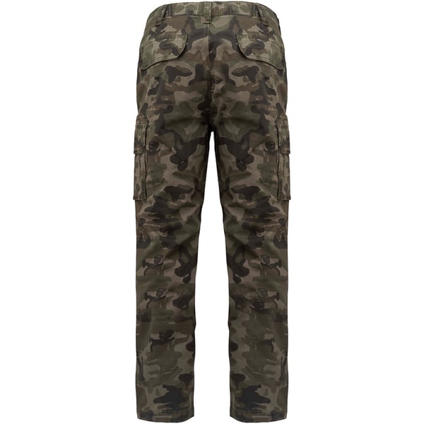 Kariban Mens Twill Camo Cargo Trousers