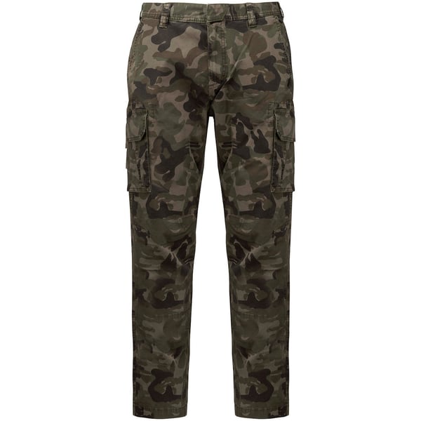 Kariban Miesten Twill Camo Cargo -housut