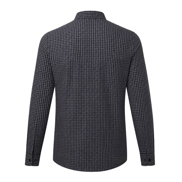 Premier Mens Maxton Checked Long-Sleeved Shirt