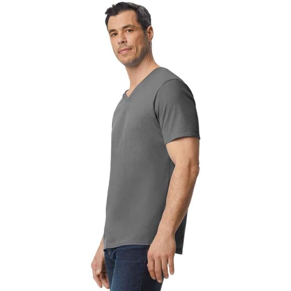 Gildan Mens Softstyle V Neck T-Shirt