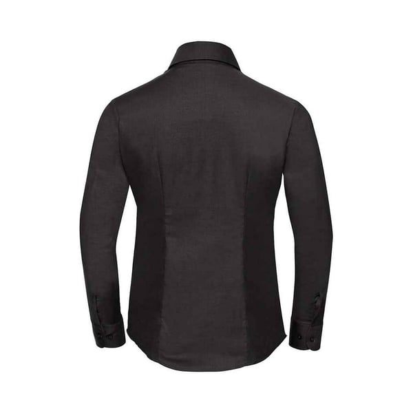 Russell Womens/Ladies Oxford Easy-Care Long-Sleeved Shirt