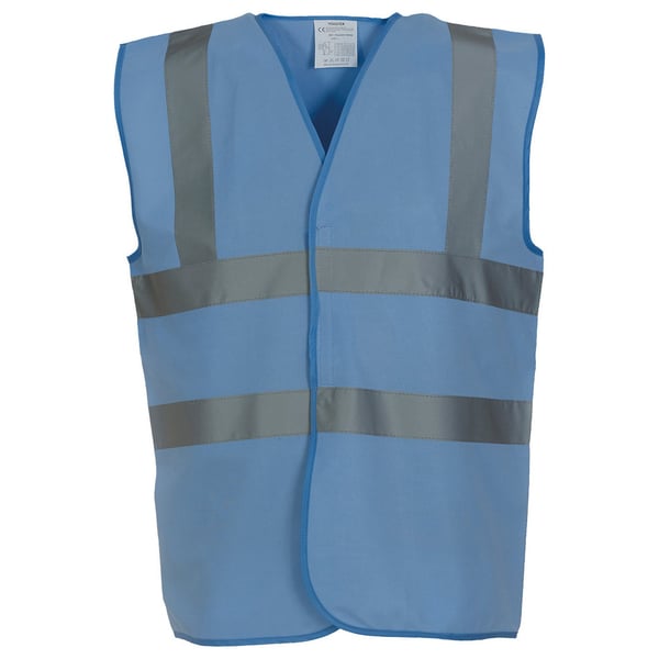Yoko Unisex Adult Hi-Vis Waistcoat Yoko Unisex Adult Hi-Vis Waistcoat